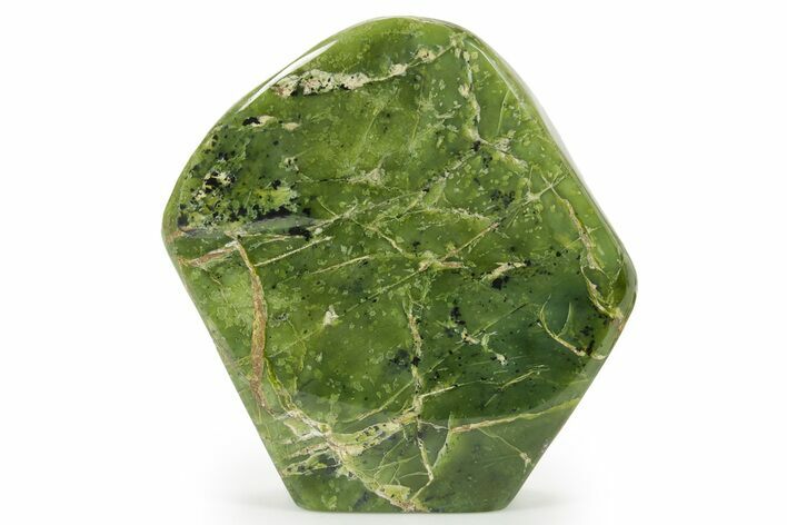 Free-Standing Polished Jade (Nephrite) - Afghanistan #383403